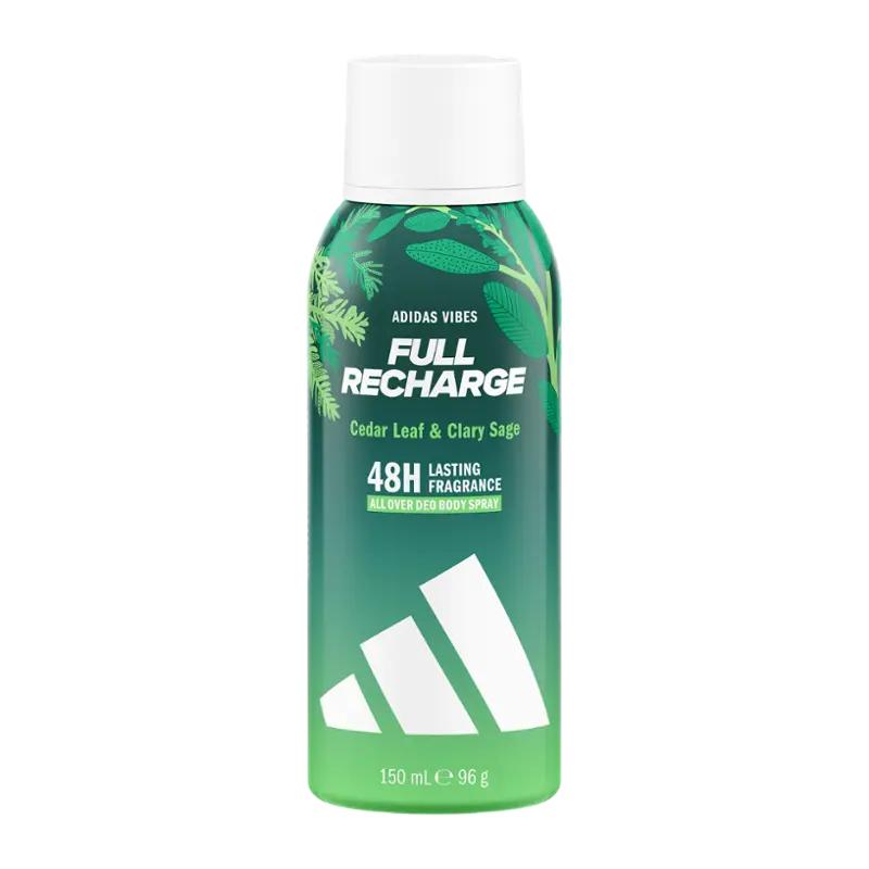 adidas Deodorant sprej pro muže Full Recharge, 150 ml
