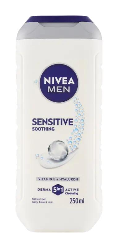 NIVEA Men Sprchový gel pro muže 3v1 Sensitive, 250 ml