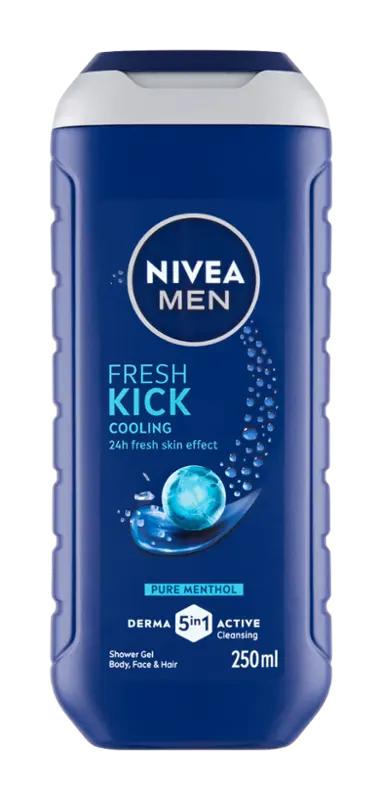 NIVEA Men Sprchový gel pro muže 3v1 Fresh Kick, 250 ml