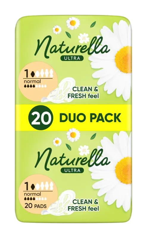 Naturella Hygienické vložky Ultra Normal s křidélky vel. 1, 20 ks