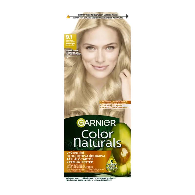 Garnier Barva na vlasy Color Naturals 9.1 velmi světlá blond popelavá, 1 ks