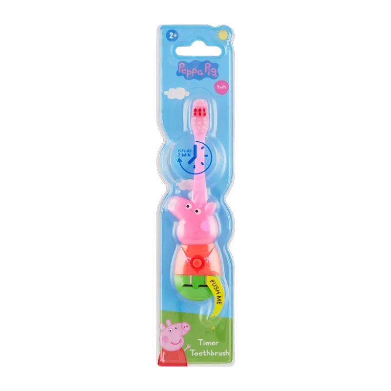 Peppa Pig Dětský zubní kartáček blikající 2+ Peppa Pig Soft, 1 ks