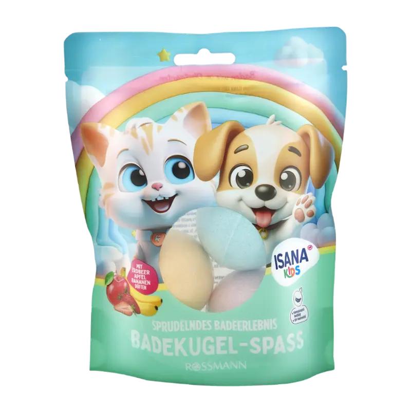ISANA Kids Dětské koupelové koule, 3 ks