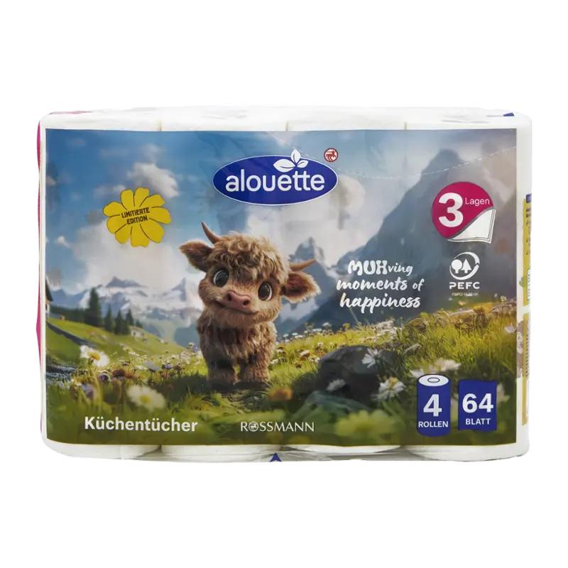 alouette Kuchyňské utěrky 3vrstvé, 56.32 m
