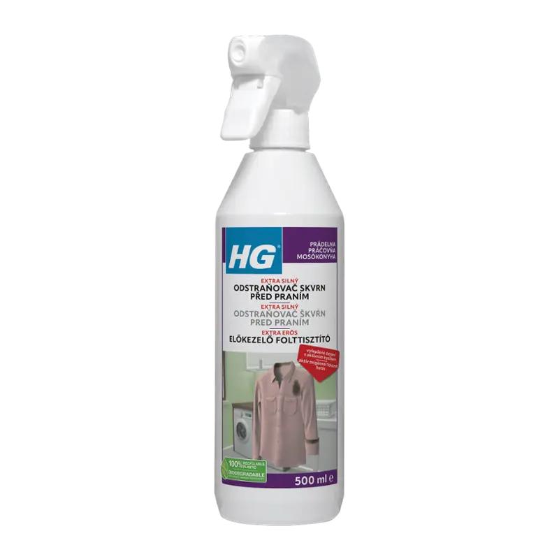 HG Extra silný odstraňovač skvrn před praním, 500 ml