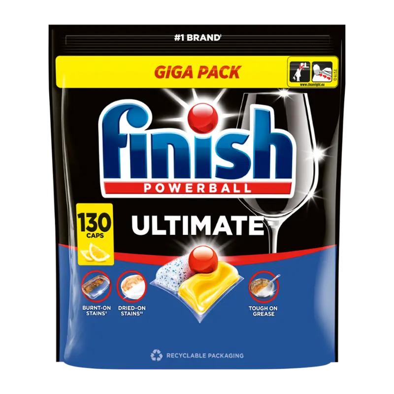 Finish Tablety do myčky Ultimate Lemon, 130 ks