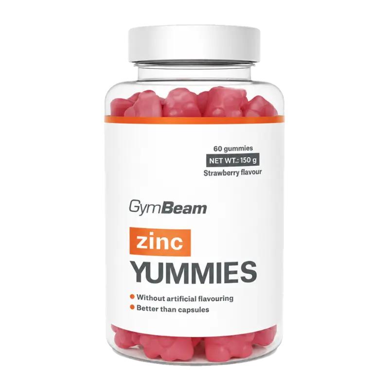 GymBeam Zinc Yummies, doplněk stravy, 60 ks