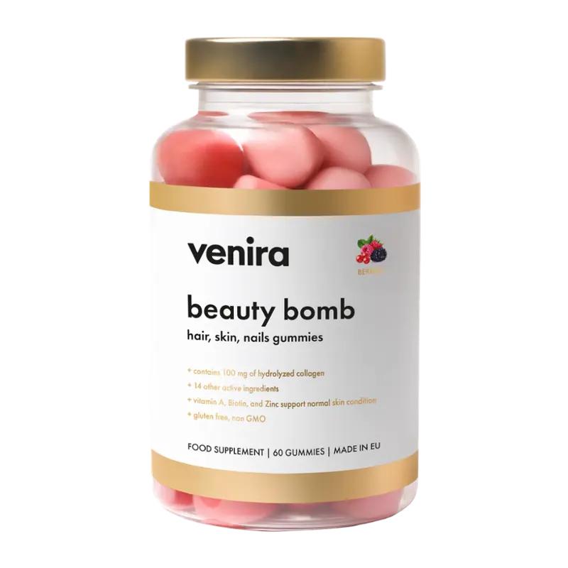 Venira Beauty bomb Lesní plody, doplněk stravy, 60 ks