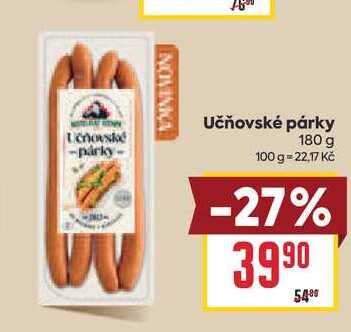 Učňovské párky 180 g