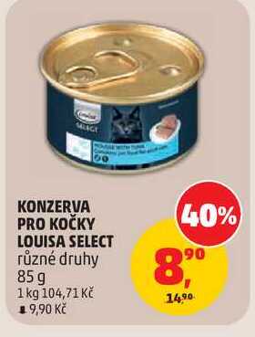 KONZERVA PRO KOČKY LOUISA SELECT různé druhy, 85 g