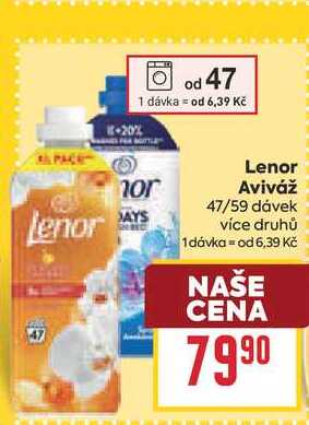 Lenor Aviváž 47/59 dávek