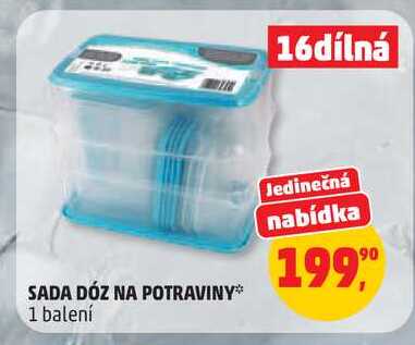 SADA DÓZ NA POTRAVINY, 1 balení 