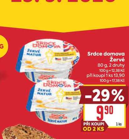 Srdce domova Žervé 80 g