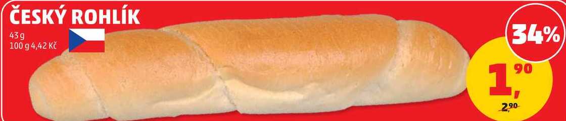 ČESKÝ ROHLÍK, 43g