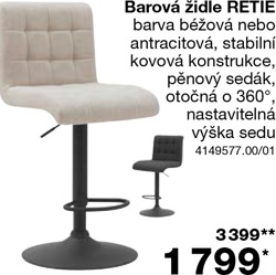 Barová židle RETIE