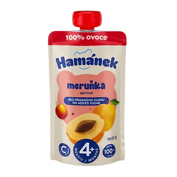Hamánek 100% ovoce Meruňka, jablko
