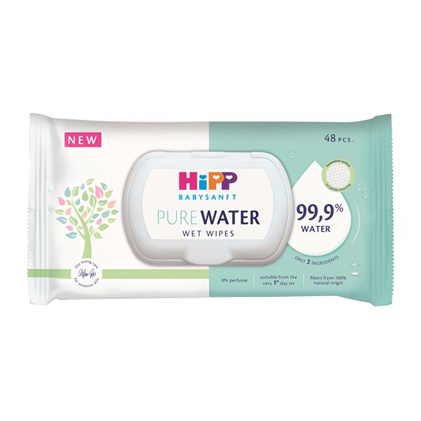 HiPP Čistící vlhčené ubrousky Soft & Pur 48 ks