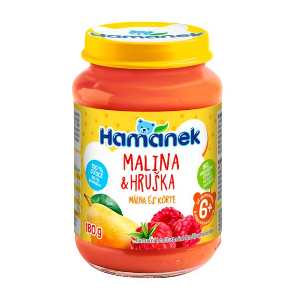 Hamánek malina s hruškou 100% ovoce