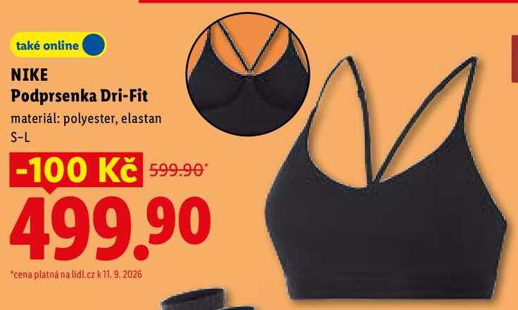 NIKE Podprsenka Dri-Fit 