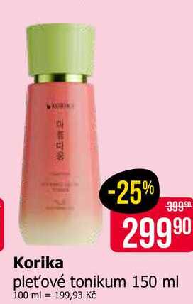 Korika pleťové tonikum 150 ml