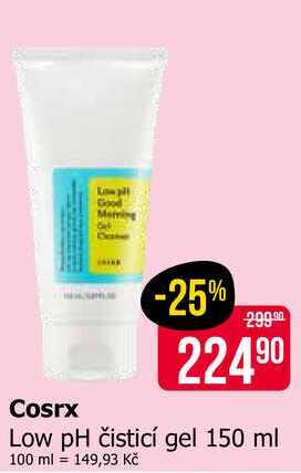 Cosrx Low pH čisticí gel 150 ml