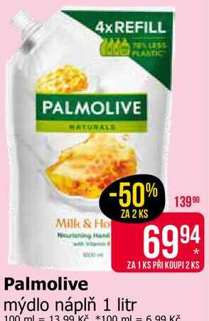 Palmolive mýdlo náplň 1 litr