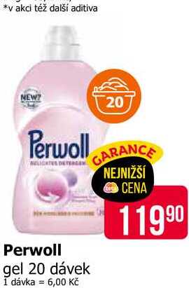 Perwoll gel 20 dávek 