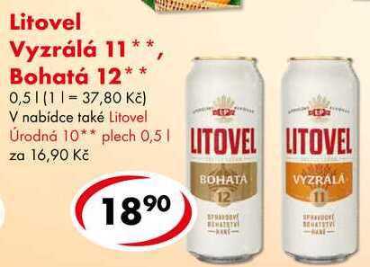 Litovel Bohatá 12, 0,5 l