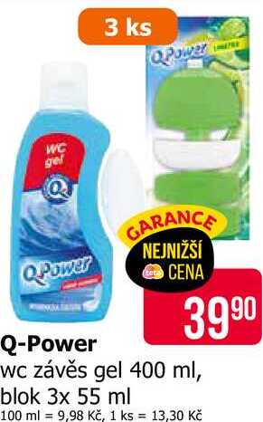Q-Power wc závěs