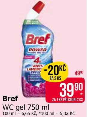 Bref WC gel 750 ml