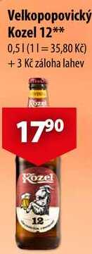 Velkopopovický Kozel 12, 0,5 l