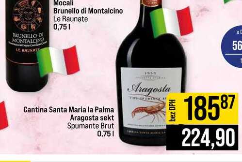 Cantina Santa Maria la Palma Aragosta sekt Spumante Brut 0,75l