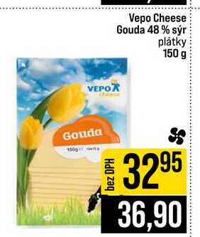 Vepo Cheese Gouda 48 % sýr plátky 150 g