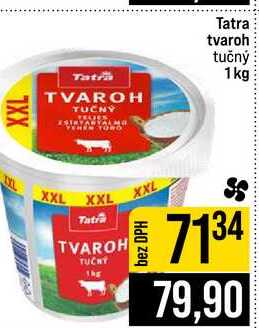 Tatra tvaroh tučný 1kg
