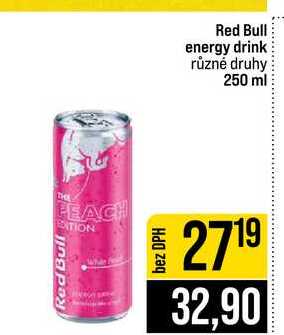 Red Bull energy drink různé druhy 250 ml