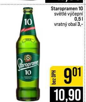Staropramen 10 světlé výčepní 0,5l