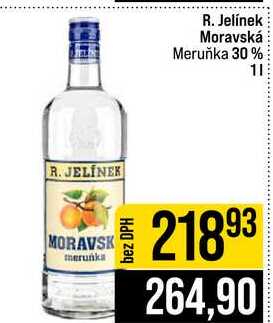 R. Jelínek Moravská Meruňka 30% 1l