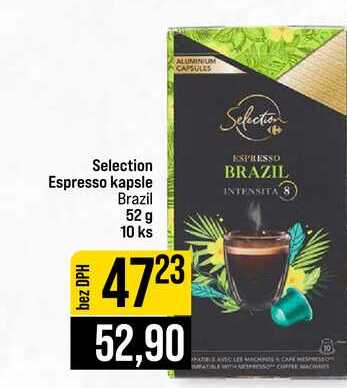 Selection Espresso kapsle Brazil 52 g 10 ks 