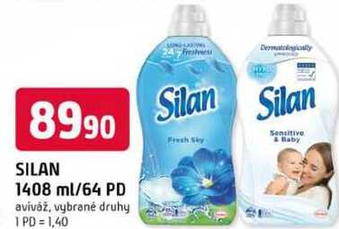 SILAN 1408 ml/64 PD aviváž, vybrané druhy