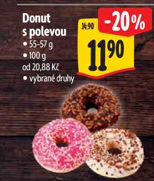 Donut s polevou 55-57 g