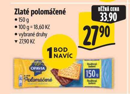 Zlaté polomáčené 150 g  