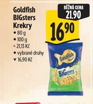 Goldfish BIGsters Krekry 80 g