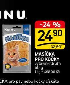 MASÍČKA PRO KOČKY vybrané druhy 50 g