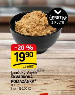 ŠKVARKOVÁ POMAZÁNKA* 100 g
