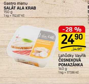 ČESNEKOVÁ POMAZÁNKA 140 g