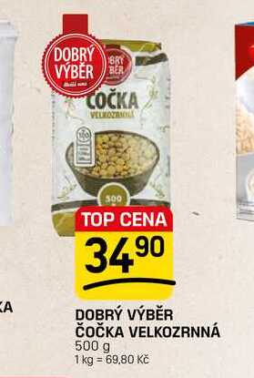 DOBRÝ VÝBĚR ČOČKA VELKOZRNNÁ 500 g