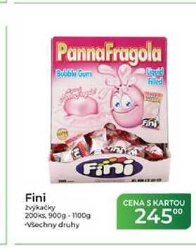 Fini žvýkačky 200ks 900g - 1100g