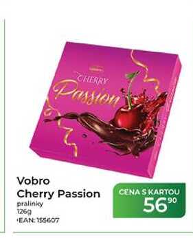 Vobro Cherry Passion pralinky 126g
