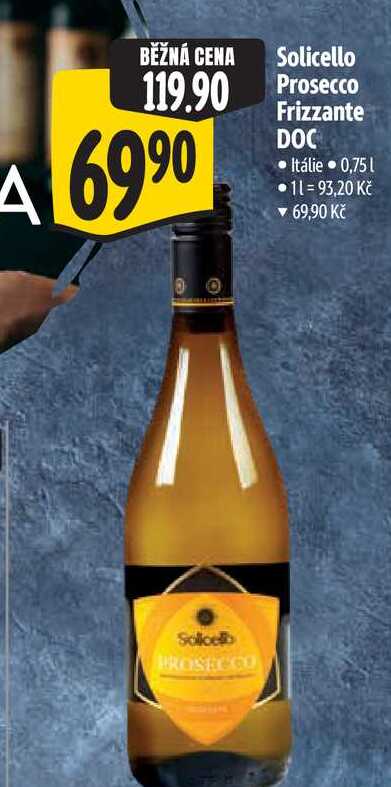 Solicello Prosecco Frizzante DOC 0,75 l