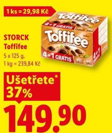STORCK Toffifee, 5 x 125 g